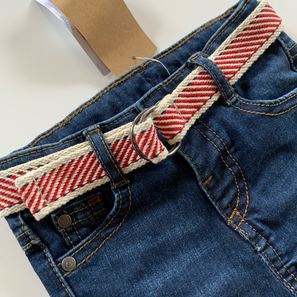 SLIM JEANS WITH A RED CORD BELT 18M - Picture 4 of 6